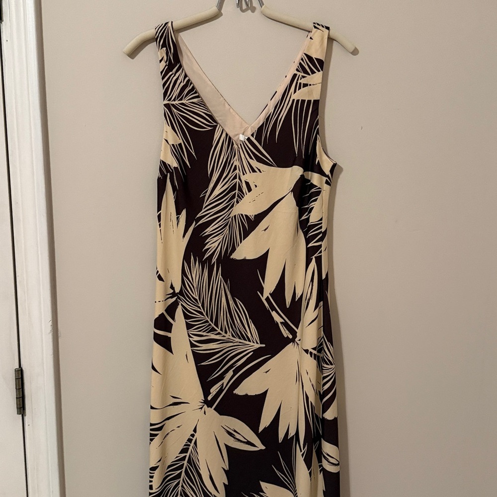 Z Supply Cream and Brown Maxi Dress - Picture 2 of 4